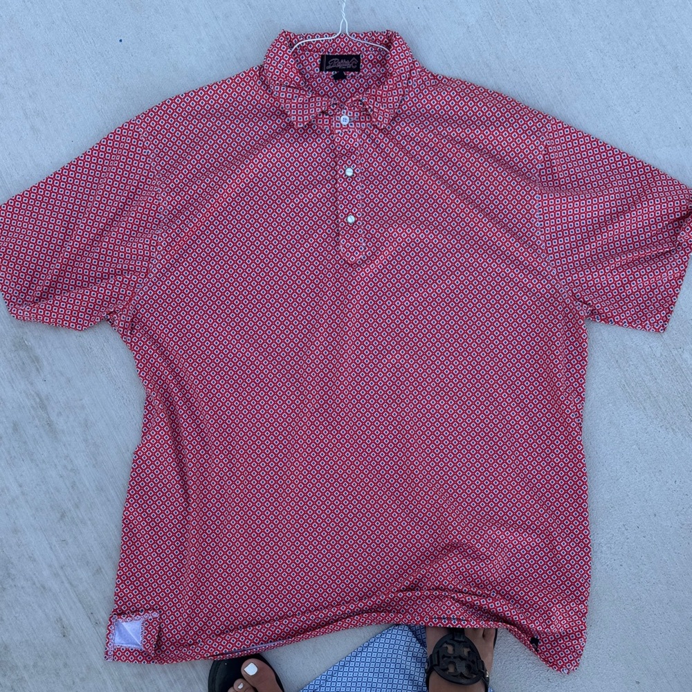 Rafter C Red Patterned Men's Shirt